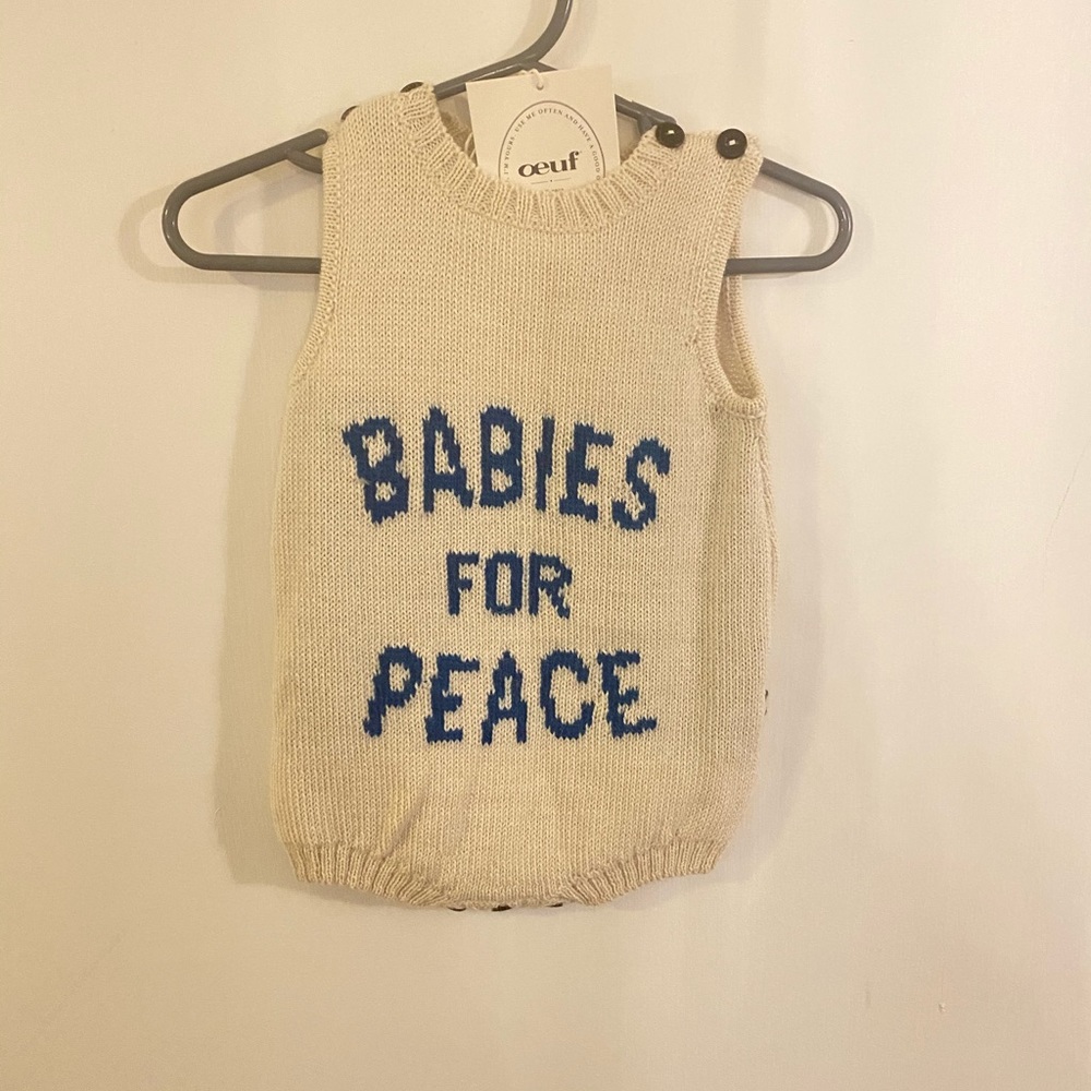 NWT ouef knitted romper
